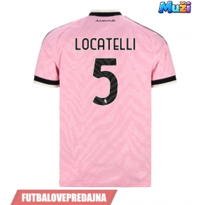 Lacne Muži Futbalové dres Juventus Manuel Locatelli #5 2026-27 Krátky Rukáv - Preč